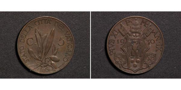 5 Centesimo Vaticano (1926-)  