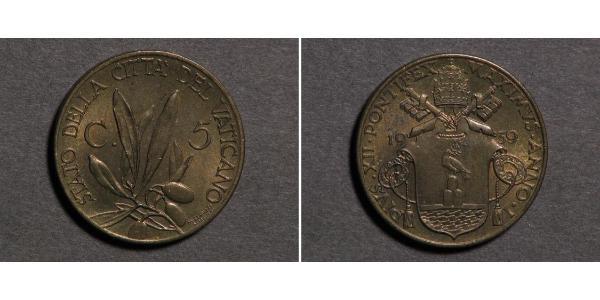 5 Centesimo Vatikanstadt  
