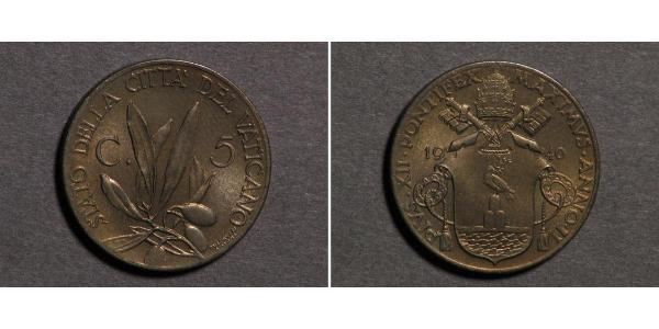 5 Centesimo 梵蒂冈  