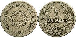 5 Centesimo Uruguay 镍/銅 