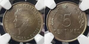 5 Centime Luxemburgo Bronce 