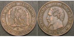 5 Centime France Bronze Napoleon III (1808-1873)