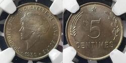 5 Centime Luxembourg (pays) Bronze 