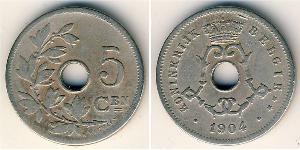 5 Centime Belgium Copper/Nickel 