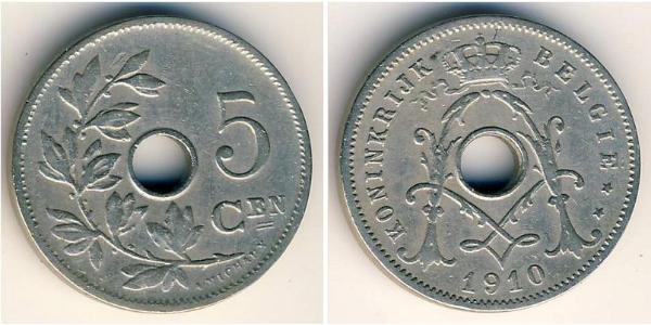 5 Centime Belgium Copper/Nickel 