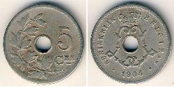 5 Centime Belgien Kupfer/Nickel 