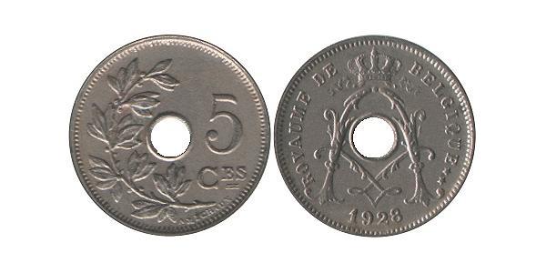 5 Centime Belgien Kupfer/Nickel 