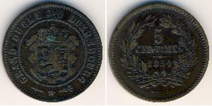 5 Centime Lussemburgo Rame/Bronzo 