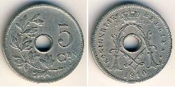 5 Centime Belgio Rame/Nichel 