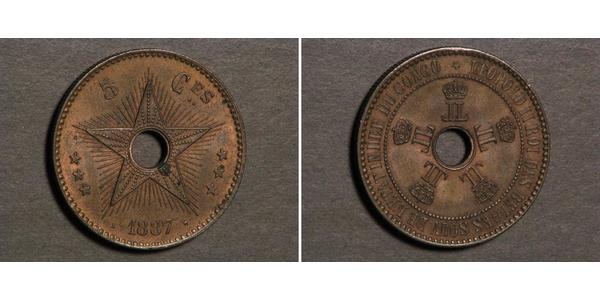 5 Centime Belgian Congo (1908 - 1960)  