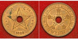 5 Centime Congo belge (1908 - 1960)  