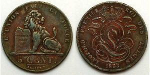 5 Centime 比利时  