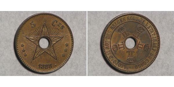 5 Centime 比屬剛果 (1908 - 1960)  