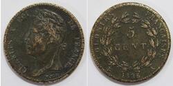5 Centime 法国  查理十世 (法兰西) (1757-1836)