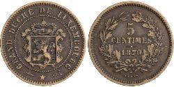 5 Centime 卢森堡 青铜/銅 