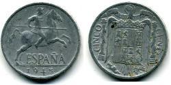 5 Centimo Espagne franquiste (1936 - 1975) Aluminium 
