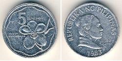 5 Centimo Philippinen Aluminium 
