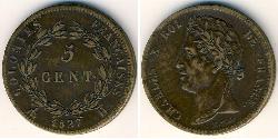 5 Centimo Francia Bronzo 