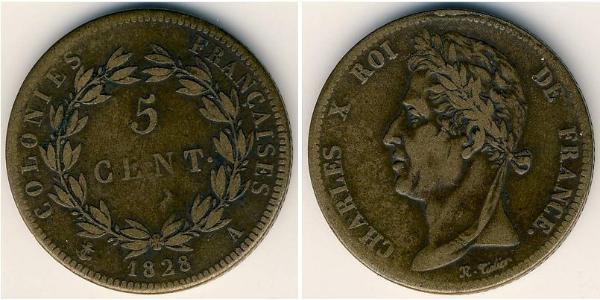 5 Centimo Francia Bronzo 