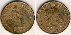 5 Centimo Kingdom of Spain (1814 - 1873) Copper 