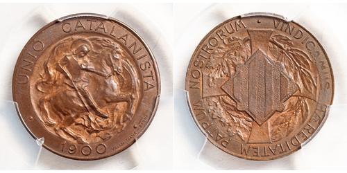 5 Centimo Spanien Kupfer 