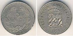 5 Centimo Venezuela Kupfer/Nickel 
