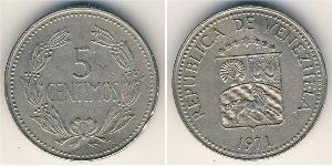 5 Centimo Venezuela Kupfer/Nickel 