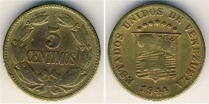 5 Centimo Venezuela Laiton 