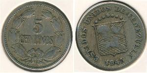 5 Centimo Venezuela Latón 