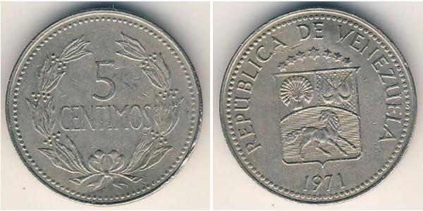 5 Centimo Venezuela Níquel/Cobre 