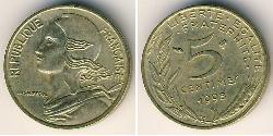 5 Centimo Frankreich  