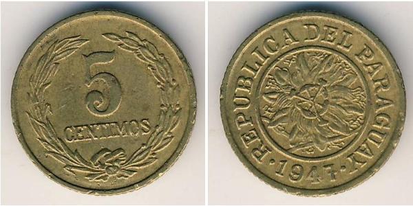 5 Centimo Paraguay (1811 - )  