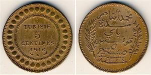5 Centimo Tunisia 青铜 