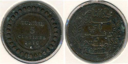 5 Centimo Tunisia 青铜 