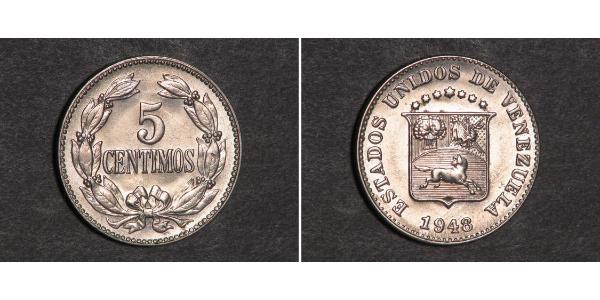 5 Centimo Venezuela 黃銅 