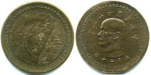 5 Chiao Taiwan 黃銅 
