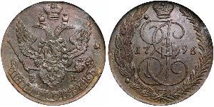 5 Copeca Impero russo (1720-1917) Rame Caterina II (1729-1796)