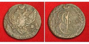 5 Copeca Impero russo (1720-1917) Rame Caterina II (1729-1796)
