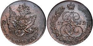 5 Copeca Impero russo (1720-1917) Rame Caterina II (1729-1796)