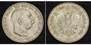 5 Corona Autriche-Hongrie (1867-1918) Argent Franz Joseph I (1830 - 1916)