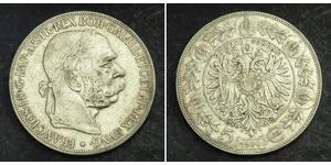 5 Corona Autriche-Hongrie (1867-1918) Argent Franz Joseph I (1830 - 1916)