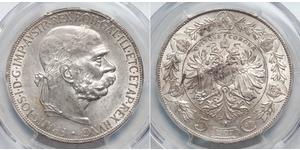 5 Corona Autriche-Hongrie (1867-1918) Argent Franz Joseph I (1830 - 1916)