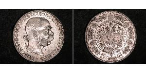 5 Corona Autriche-Hongrie (1867-1918) Argent Franz Joseph I (1830 - 1916)