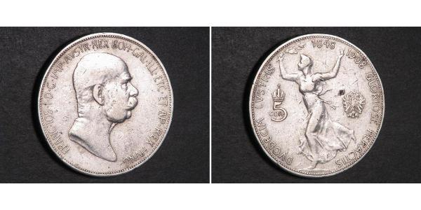 5 Corona Autriche-Hongrie (1867-1918) Argent Franz Joseph I (1830 - 1916)