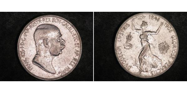 5 Corona Autriche-Hongrie (1867-1918) Argent Franz Joseph I (1830 - 1916)