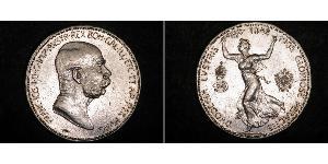 5 Corona Imperio austrohúngaro (1867-1918) Plata Franz Joseph I (1830 - 1916)