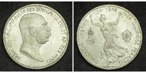 5 Corona Imperio austrohúngaro (1867-1918) Plata Franz Joseph I (1830 - 1916)