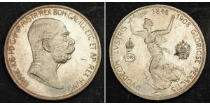 5 Corona Imperio austrohúngaro (1867-1918) Plata Franz Joseph I (1830 - 1916)