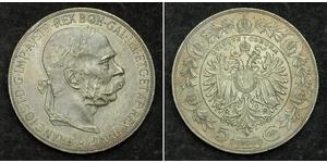 5 Corona Österreich-Ungarn (1867-1918) Silber Franz Joseph I (1830 - 1916)