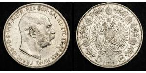 5 Corona Österreich-Ungarn (1867-1918) Silber Franz Joseph I (1830 - 1916)